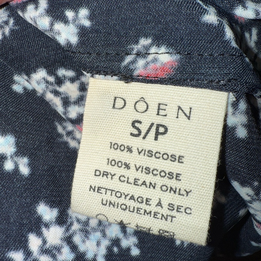 DÔEN Ivy Dress in Delphinium Floral - Picture 8 of 8